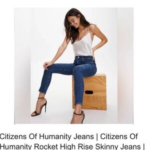 Citizens of Humanity Rocket High Rise Skinny 27 EUC